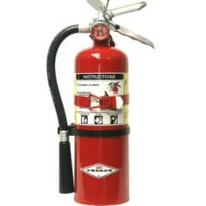 Amerex B500T – Extintor de incendios ABC de 5 lb  ( con soporte para vehículo)